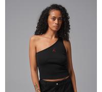 Nike Jordan Flight Women's Asymmetrical Tank Top - Black - Cotton L (UK 16-18)