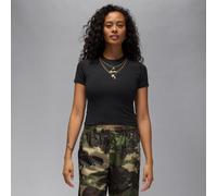 Nike Jordan Flight Women's Graphic T-Shirt - Black - Cotton M (UK 12-14)