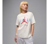 Nike Jordan Flight Women's Graphic T-Shirt - White - Cotton M (UK 12-14)