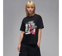 Nike Jordan Flight Women's T-Shirt - Black - Cotton XS (UK 4-6)