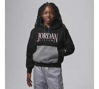 Nike Jordan Fundamentals Older Kids' Pullover Hoodie - Black - Cotton XL