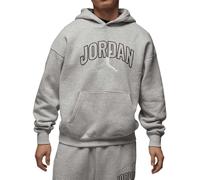 NIKE Jordan Hoodie Men's Grey Pullover Sports Jumpman Logo Top Size S