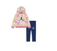 NIKE Jordan Jumpman 2 Piece Infant Baby Set Hoodie Sweatshirt Leggings Baby girl Pink white graphic 18 months