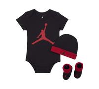 Nike Jordan Jumpman 3 Piece Infant Set (Black(LJ0041-KR5)/Red 0-6 Months)