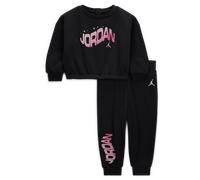Nike Jordan Jumpman Club Baby (3-6M) Bubble Fleece 2-Piece Set - Black - Cotton/Polyester 12M