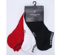 NIKE JORDAN JUMPMAN DRI FIT NO SHOW LOW SOCKS 3 PACK SX5546-011 UNISEX S M L