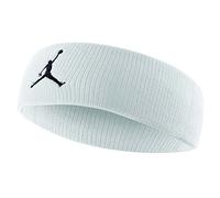 Nike Jordan Jumpman Headband - Sports Headband for Basketball & Training - Sweat-Absorbing Performance Sports Headband, White/Black, One Size