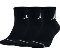 NIKE JORDAN MAX EVERYDAY ANKLE SOCKS 3PACK - BLACK SX5544-010 - UNISEX ALL SIZES