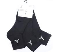 NIKE JORDAN MAX EVERYDAY ANKLE SOCKS 3PACK - BLACK SX5544-010 UNISEX UK2-5-8-11