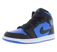 NIKE Jordan Men's Air 1 Mid Black/Royal Blue-Black-White (DQ8426 042), Black/Royal Blue-black-white, 11 UK