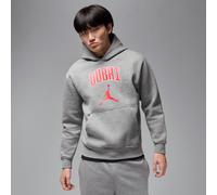 Nike Jordan Men's Dubai Fleece Pullover Hoodie - Grey - Cotton/Polyester S