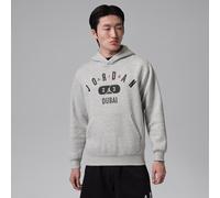 Nike Jordan Men's Dubai Fleece Pullover Hoodie - Grey - Cotton/Polyester XL