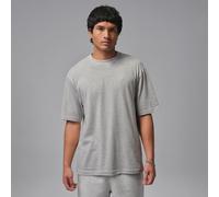 Nike Jordan Men's Embroidered Jumpman T-Shirt - Grey - Cotton S