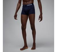 Nike Jordan Men's Flight Cotton Boxer Briefs (3-Pack) - Blue - Cotton M
