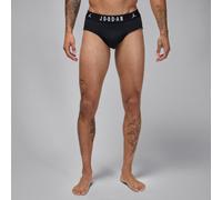 Nike Jordan Men's Flight Cotton Hip Briefs (3-Pack) - Black - Cotton M