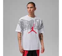 Nike Jordan Men's Graphic T-Shirt - White - Cotton S