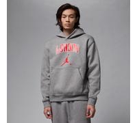 Nike Jordan Men's London Fleece Pullover Hoodie - Grey - Cotton/Polyester XXL