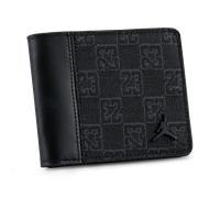 Nike Jordan Men's Monogram Bifold Wallet - Black - Polyester ONE SIZE