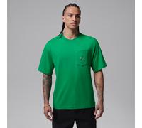 Nike Jordan Men's T-Shirt - Green - Cotton S