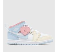 Nike Jordan Multi 1 Mid Girls Toddler Trainers UK 1.5 (EU 17)