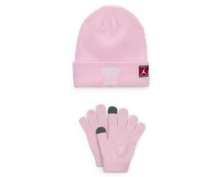 Nike Jordan Older Kids' 2-Piece 23 Jersey Beanie Set - Pink - Acrylic ONE SIZE