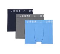 Nike Jordan Older Kids' Flight Cotton Boxer Briefs (3-Pack) - Blue - Cotton M