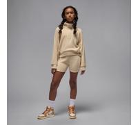 Nike Jordan Older Kids' Ribbed Bike Shorts - Brown - Viscose M