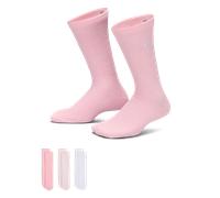 Nike Jordan Older Kids' Supersoft Cosy Crew Socks (3 Pairs) - Pink 7-9