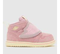 Nike Jordan Pale Pink Sky 1 Girls Toddler Trainers UK 5.5 (EU 22)