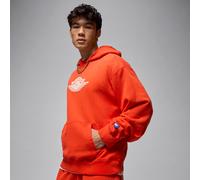 Nike Jordan Rare Air Men's Fleece Pullover Hoodie - Red - Cotton S