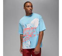 Nike Jordan Reissue Men's Oversized T-Shirt - Blue - Cotton XL