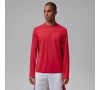 Nike Jordan Sport Essentials Men's Dri-FIT Long-Sleeve Top - Red - Polyester