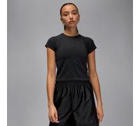 Nike Jordan Sport Flightweight Women's Dri-FIT Short-Sleeve Top - Black - Polyester/Elastane XL (UK 20-22)