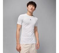 Nike Jordan Sport Men's Dri-FIT Short-Sleeve Base Layer Top - White - Polyester/Elastane XS