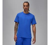 Nike Jordan Sport Men's Dri-FIT Short-Sleeve Top - Blue - Cotton/Polyester