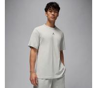 Nike Jordan Sport Men's Dri-FIT Short-Sleeve Top - Grey - Cotton/Polyester M