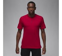 Nike Jordan Sport Men's Dri-FIT Short-Sleeve Top - Red - Cotton/Polyester