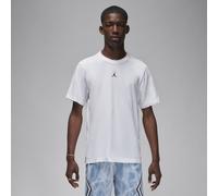 Nike Jordan Sport Men's Dri-FIT Short-Sleeve Top - White - Cotton/Polyester
