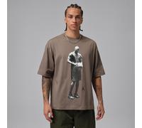 Nike Jordan Sport Men's Dri-FIT T-Shirt - Grey - Cotton