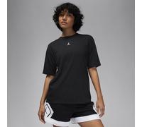 Nike Jordan Sport Women's Diamond Short-Sleeve Top - Black - Polyester/Cotton/Rayon XL (UK 20-22)