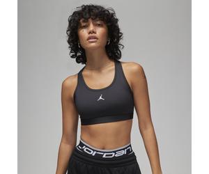 Nike Jordan Sport Women's Medium-Support Padded Jumpman Bra - Black - Polyester/Elastane M