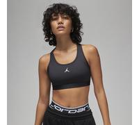 Nike Jordan Sport Women's Medium-Support Padded Jumpman Bra - Black - Polyester/Elastane XXL