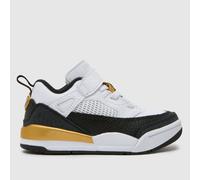 Nike Jordan White & Gold Spizike Low Junior Trainers UK 1 (EU 33)