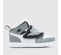 Nike Jordan White & grey Sky Jordan 1 Boys Toddler Trainers UK 9.5