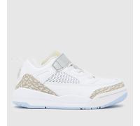 Nike Jordan White Multi Spizike Low Junior Trainers UK 1 (EU 33)