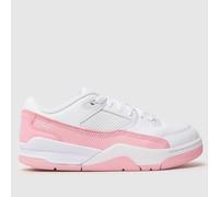 Nike Jordan White & Pink Flight Court Girls Youth Trainers UK 5 (EU 38)