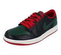 Jordan Women's 1 Retro Low OG Black/Gorge Green-Varsity Red (CZ0775 036), Black/Gorge Green-varsity Red, 6 UK