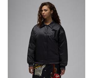 Nike Jordan Women's Varsity Jacket - Black - Chenille Patch