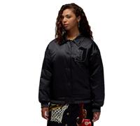 NIKE Jordan Women's Varsity Jacket, Black, Synthetic Fill Size Small S