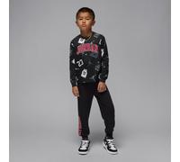 Nike Jordan Younger Kids' 23 Jersey Long-Sleeve T-Shirt and Trouser Set - Black - Cotton 4